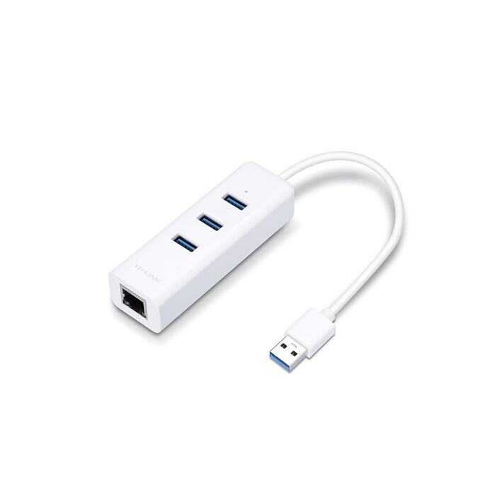 TP-Link UE330 USB 3.0 3-Port Hub & Gigabit Ethernet Adapter 2 in 1 USB Adapte