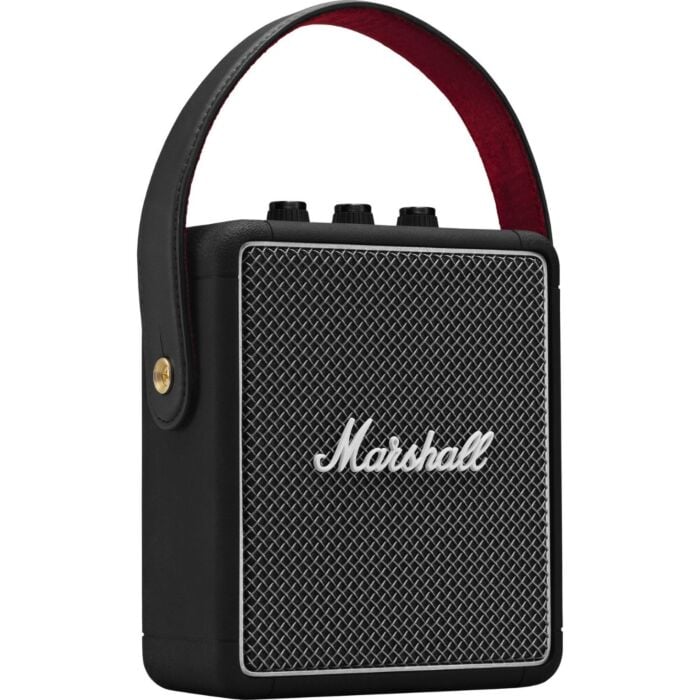 Marshall Stockwell II Portable Bluetooth Speaker (Black & Bras, NEW)