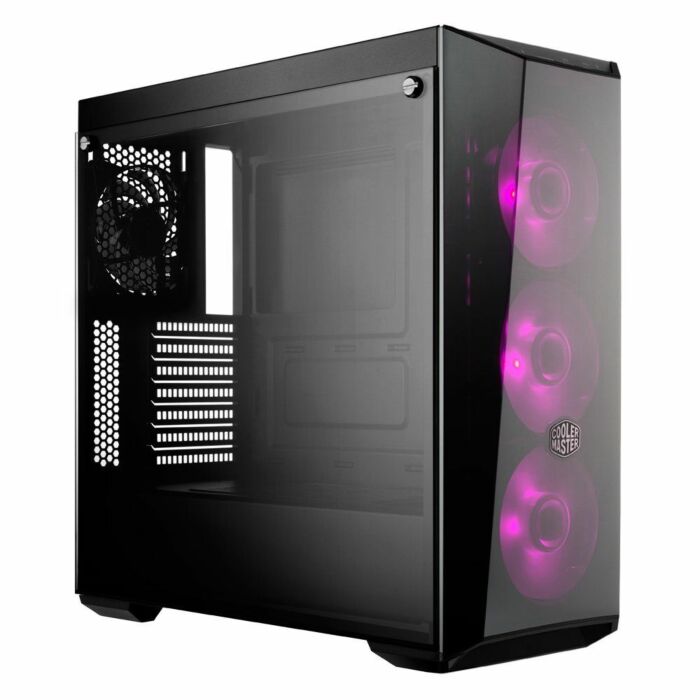 Cooler Master MasterBox Lite 5 RGB ATX Mid-Tower with 3 RGB Fans Tempered Glass Computer Case