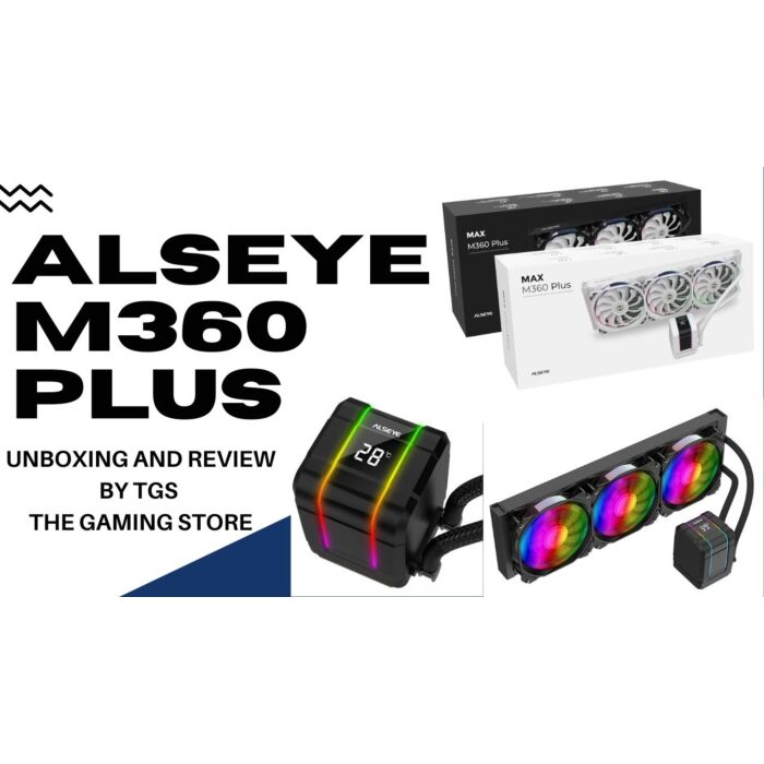 Alseye MAX Series Max 360 Plus 360 mm Digital liquid Cooler 