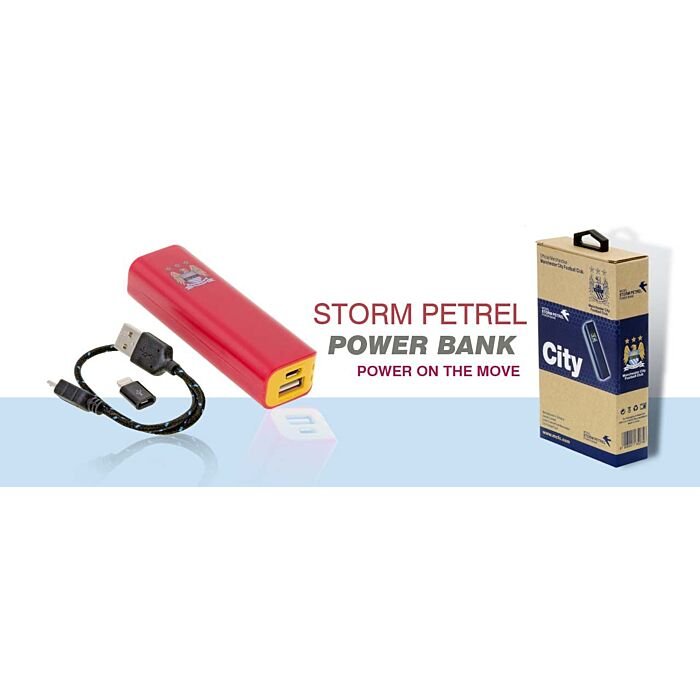 Model Storm Petrel Power Bank 2600mAH (Manchester City Football Club)