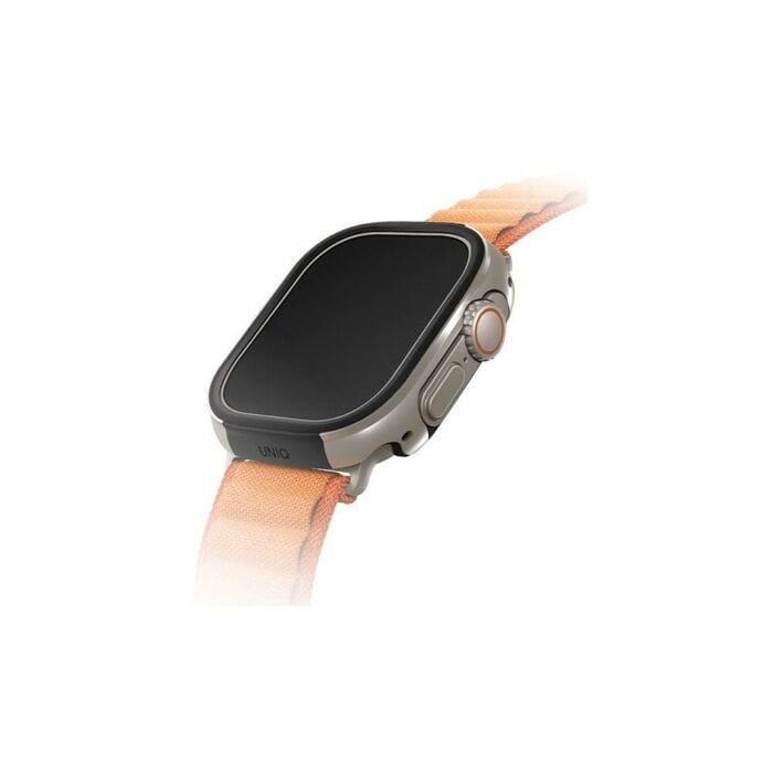 UNIQ Valencia Watch Case for Apple Watch Ultra 49mm – Titanium (Silver)