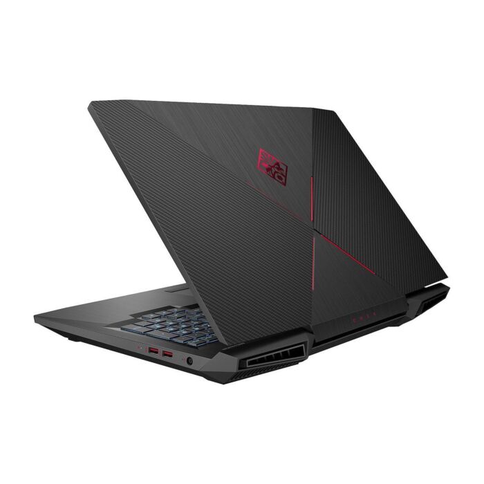 HP Omen 17 AN198m - 8th Gen Ci7 HexaCore (9-MB Cache) 16GB 1-TB HDD + 128GB SSD VR-ready 8-GB NVIDIA GeForce GTX 1070 GDDR5 17.3" FHD 120Hz IPS LED Red-Backlit KB W10 (HP Sandblasted Hairline Brushing And Carbon Fiber)