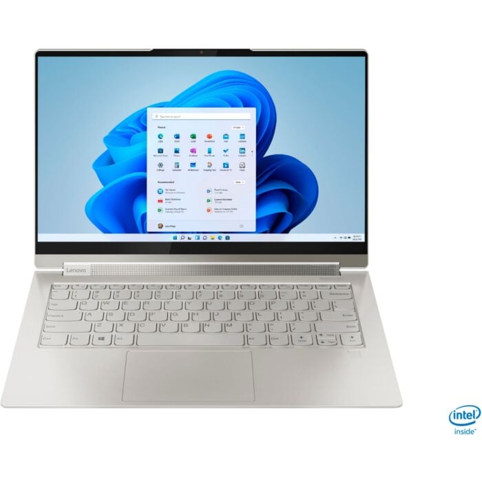 Lenovo Yoga 9i 14 2 in 1- Tiger Lake - 11th Gen Core i7 vPro QuadCore 16GB 512GB SSD Intel Iris Xe Graphics 14" Full HD 1080p IPS 400nits Convertible Touchscreen Backlit KB FP Reader DolbyAtmos Sound TPM 2.0 W10 (Lenovo Pen, Mica)
