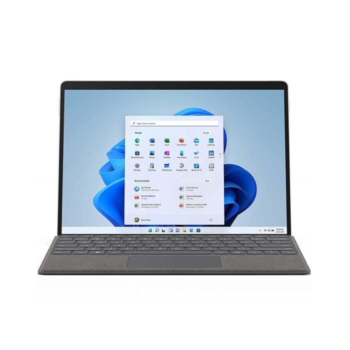 Microsoft Surface Pro 8 - 11th Gen Intel® Core™ i5-1135G7 Quadcore Processor / 8GB RAM / 256GB SSD /Platinum / Win 10 Pro (Type Cover Not Included)
