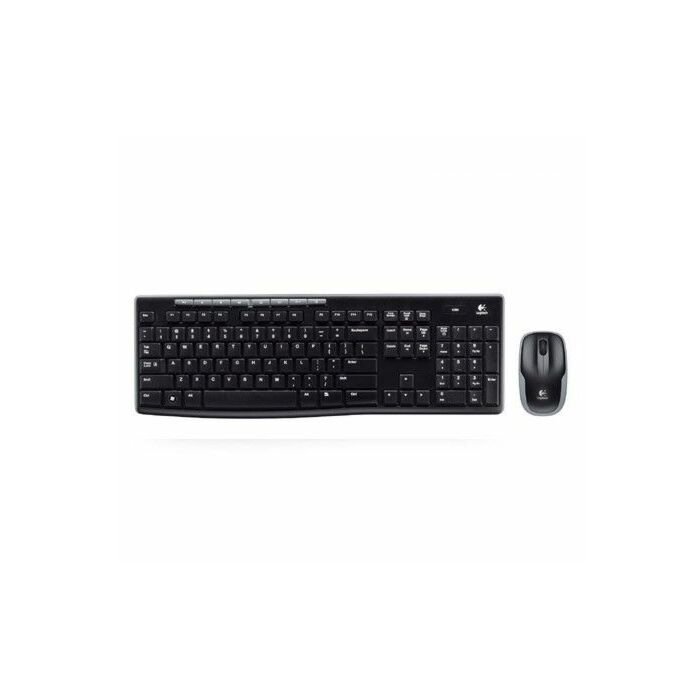 Logitech MK260r Wireless Combo Keyboard and Mouse (Black)