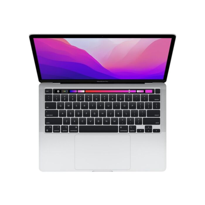 Apple MacBook Pro 13" - MNEQ3 - Apple M2 Chip 08GB 512GB SSD 13.3" Retina IPS LED Display With True Tone Backlit Magic Keyboard & Touch ID & Force Touch TrackPad (Silver, 2022)