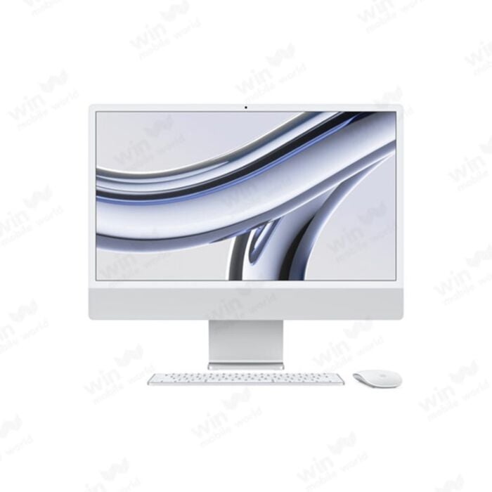 Apple iMac MQRK3 - M3 Chip 8 Core CPU 8GB 512GB SSD 24-Inch 4.5K Retina Display 10 Core GPU Magic Mouse & Keyboard Included MACOS (Silver, 2023)