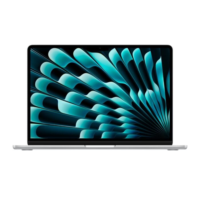 Apple MacBook Air 13" MRXQ3 - Apple M3 Chip 8-Core CPU 8-Core GPU 8GB 256GB SSD 13.6" Liquid Retina IPS LED Display with True Tone Backlit Magic Keyboard & Touch ID (Silver, 2024)