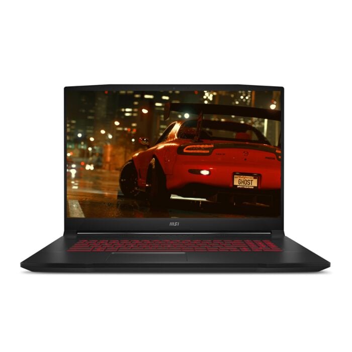 MSI Katana GF76 - Alder Lake - 12th Gen Core i7 Processor 16GB 512GB SSD 6-GB NVIDIA GeForce RTX3060 GDDR6 Graphics 17.3" Full HD 1080p 144Hz IPS Display Nahimic 3 Sound Red Backlit KB W11 Home (Black)