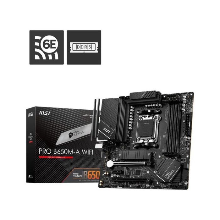 MSI PRO B650M-A Wifi DDR5 Intel LGA 1700 Motherboard
