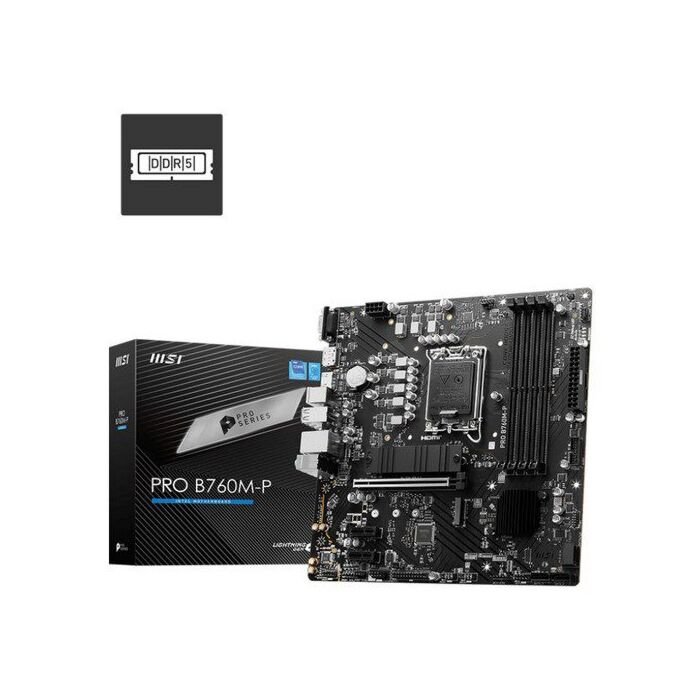 MSI Pro B760M-P DD5 Intel LGA 1700 Motherboard
