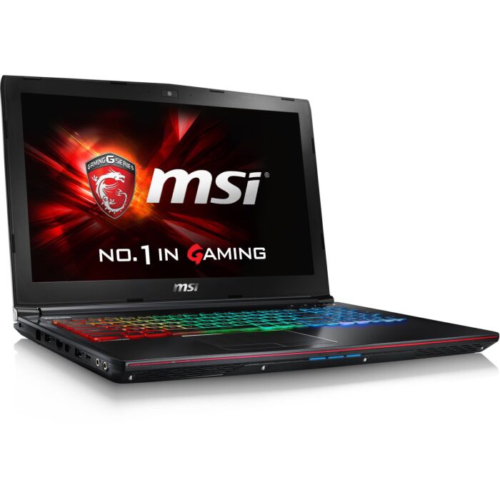 MSI GE62VR 6RF Apache Pro - 6th Gen Ci7 QuadCore 16GB 1TB+256GB SSD 3-GB NVIDIA GTX 1060 W10 15.6" FHD 1080p Nahimic Sound 2 Speakers Backlit KB VR-Ready