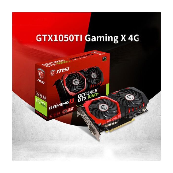 MSI GEFORCE GTX 1050TI GAMING X 4GB GDDR5 128-Bit Graphics Card 