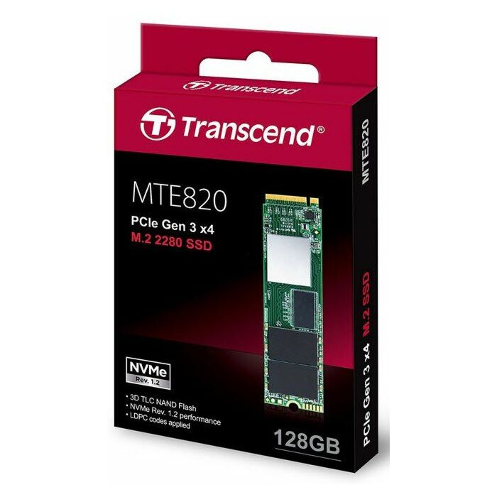 Transcend 128GB SSD M2 MTE820 Solid State Drive (Brand Warranty)