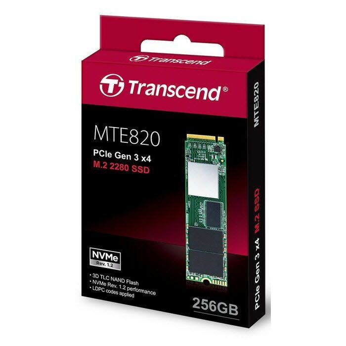 Transcend 256GB SSD M2 MTE820 Solid State Drive (Brand Warranty)
