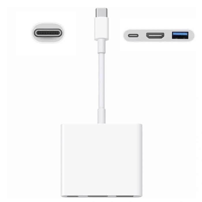 Apple USB-C Digital AV Multiport Adapter (white, MUF82)