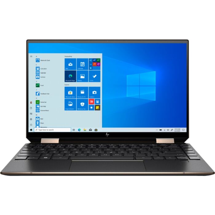 HP Spectre x360 13 - Tiger Lake - 11th Gen Core i7 08GB 512GB SSD Intel IRIS-Xe Graphics 13.3" Full HD 1080p IPS Convertible Touchscreen B&O Play Backlit KB FP Reader ThunderBolt 4 W10 Home (NightFall Black, HP Active Pen & Sleeve Included)