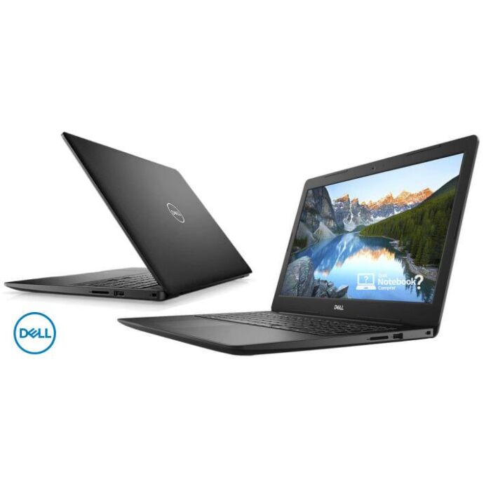 Dell Inspiron 15 3583 Whiskey Lake - 8th Gen Ci5 QuadCore 08GB 1TB HDD 15.6" HD 720p Win 10 Waves MaxxAudio Pro Audio (Black)