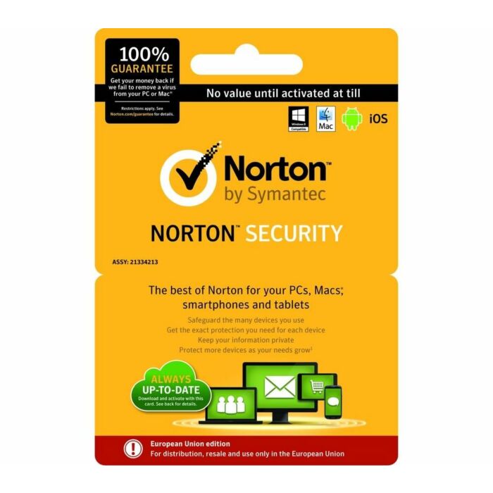 Norton Antivirus Internet Security 2015 ( 5 User 1 Year)