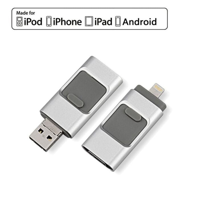 OTG USB Flash Drive For iPhone / iPad / iPod / Android (High Speed)