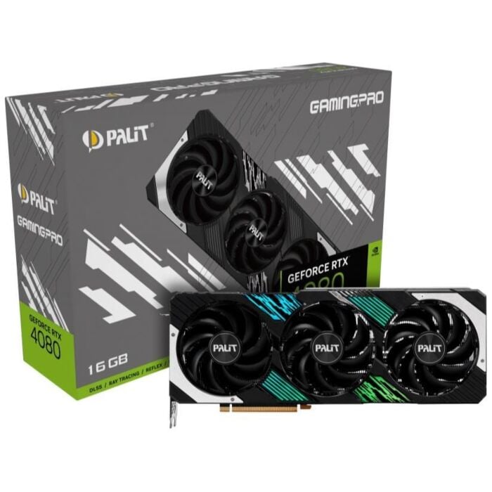 PALIT NVIDIA GeForce 16GB RTX4080 Gaming Pro 256-Bit GDDR6X