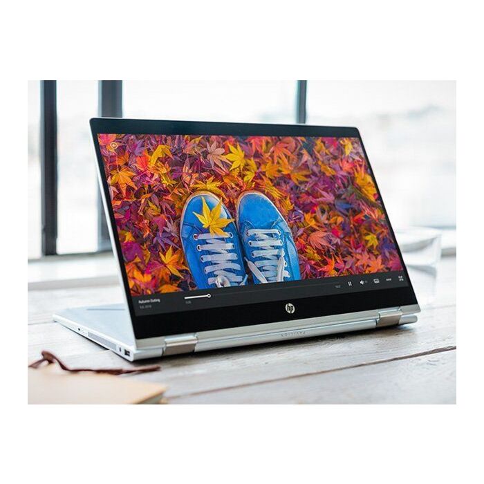 HP Pavilion 14 CD0052TU x360 - 8th Gen Ci3 04GB 500GB 14" HD 720p Touchscreen Convertible Win 10 Backlit KB B&O Play (Natural Silver, HP Direct Local Warranty)