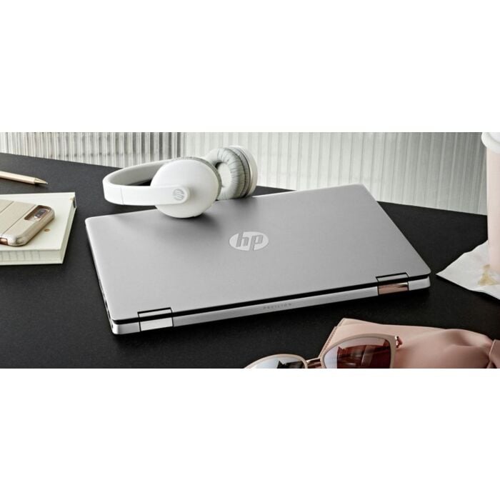 HP Pavilion x360 14t DH100 Comet Lake - 10th Gen Core i7 QuadCore 08GB 512GB SSD + 32 GB Optane Memory 2-GB NVIDIA GeForce MX250 14" Full HD Micro Edge Convertible Touchscreen Display B&O Play Windows 10 (Natural Silver)