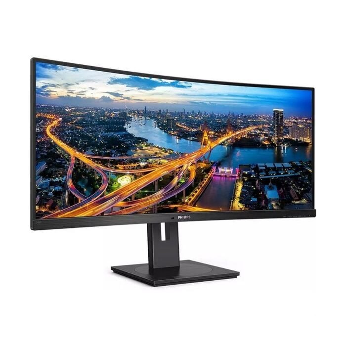 Philips 346B1C QHD 34-Inch QHD 1440p 100Hz Ultra Wide VA Panel Curved LCD Gaming Monitor (Black)