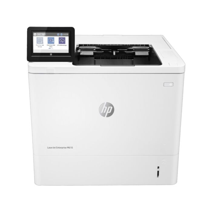 HP LaserJet M610dn Enterprise Monochrome B&W Printer (White)
