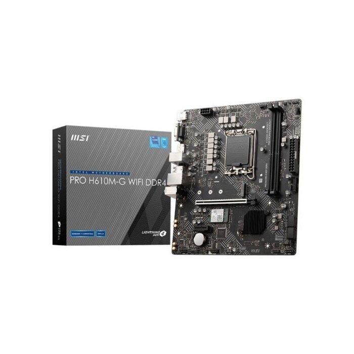 MSI Pro H610M-G DDR4 Intel LGA 1700 Motherboard