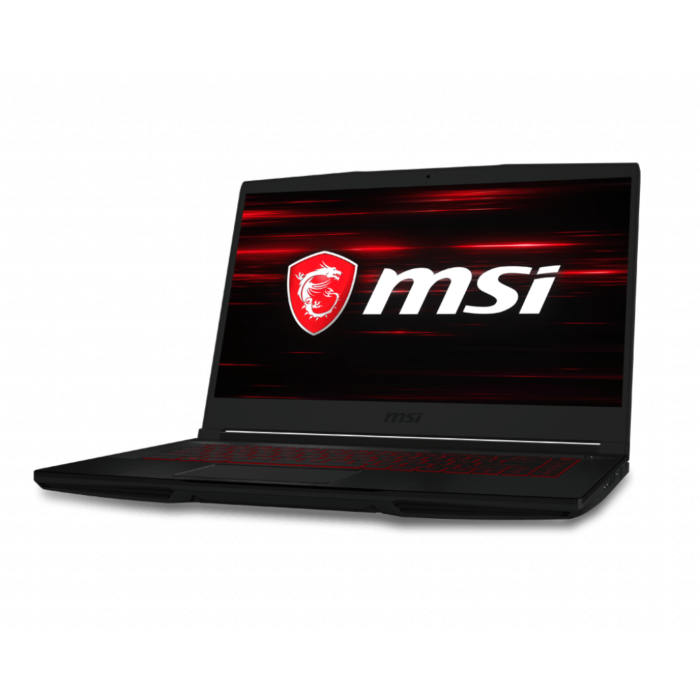 MSI GF63 Thin Gaming - 9th Gen Ci7 Hexacore Processor 08GB 256GB SSD 4-GB NVIDIA GeForce GTX1050Ti GDDR5 With Max-Q 15.6" Full HD IPS LED Backlit KB W10 Nahimic Sound