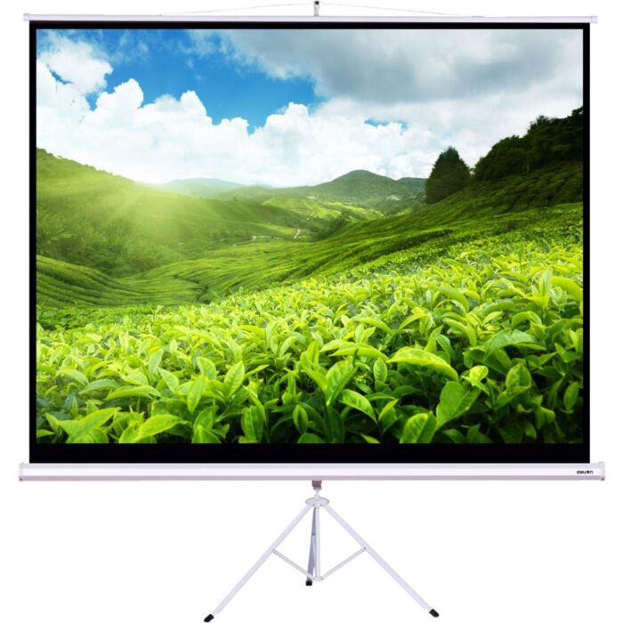 Deli 50491 Projector Screen With Tripod Stand