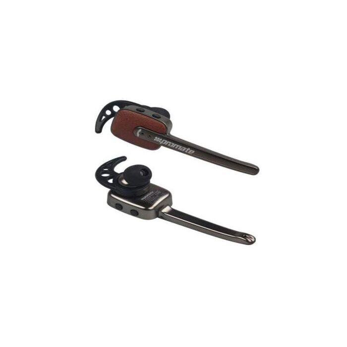PROMATE Blueclass 2 Multifunction Bluetooth Multipoint Headset with music streaming Black/White (Brand Warranty)