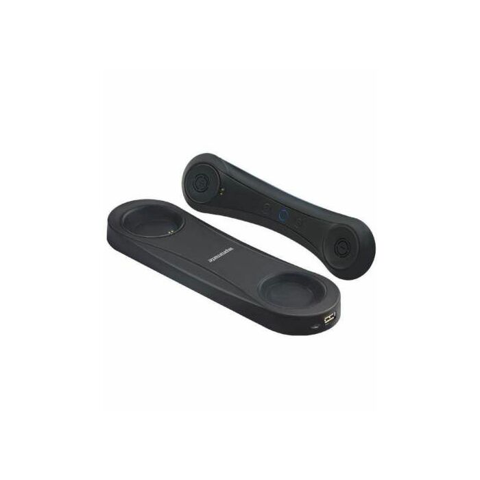 PROMATE Pulse Wireless Universal Multi-Point Portable VOIP Handset Speaker (Black) 