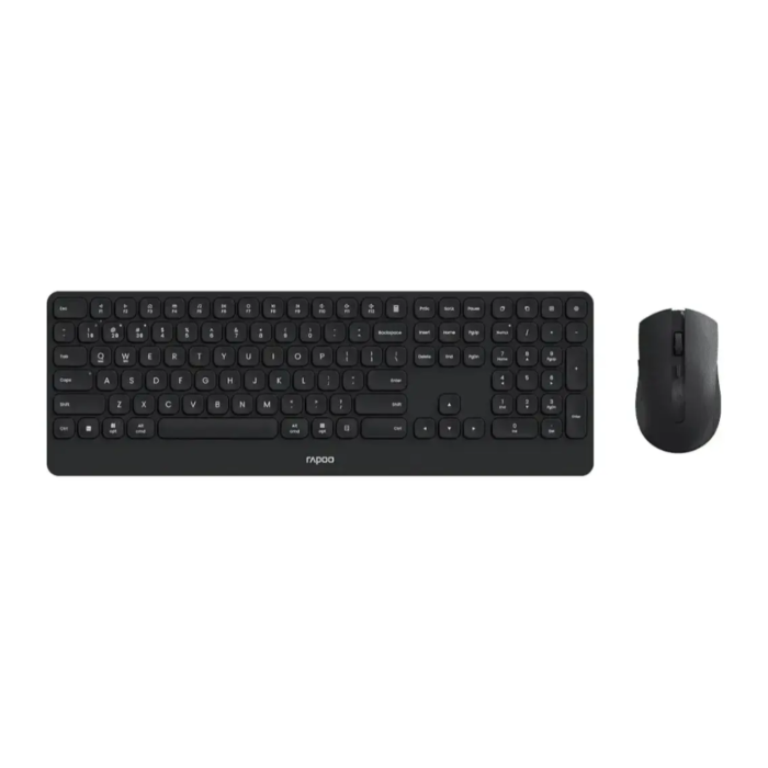 Rapoo 9510M Multi-Mode 2.4GHz Wireless Keyboard and Mouse Combo (Black, NEW)