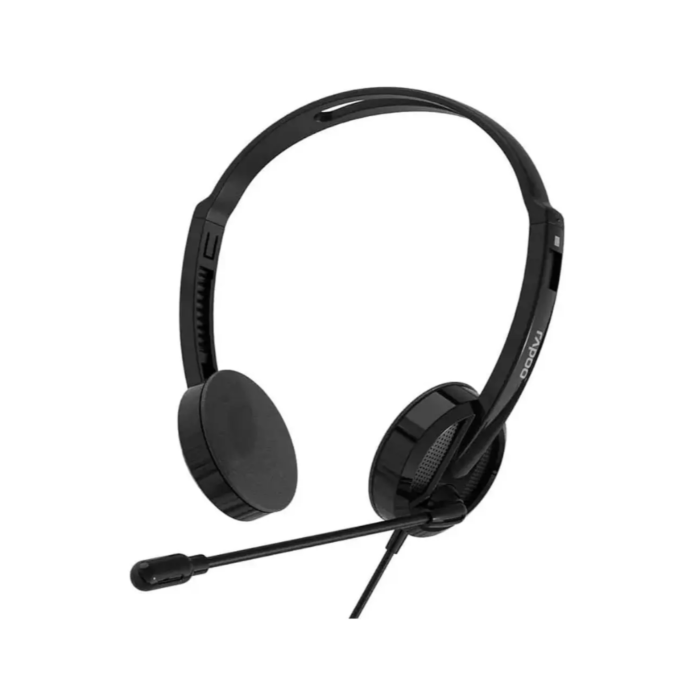 Rapoo H102 Wired Stereo Headset (Black, NEW)