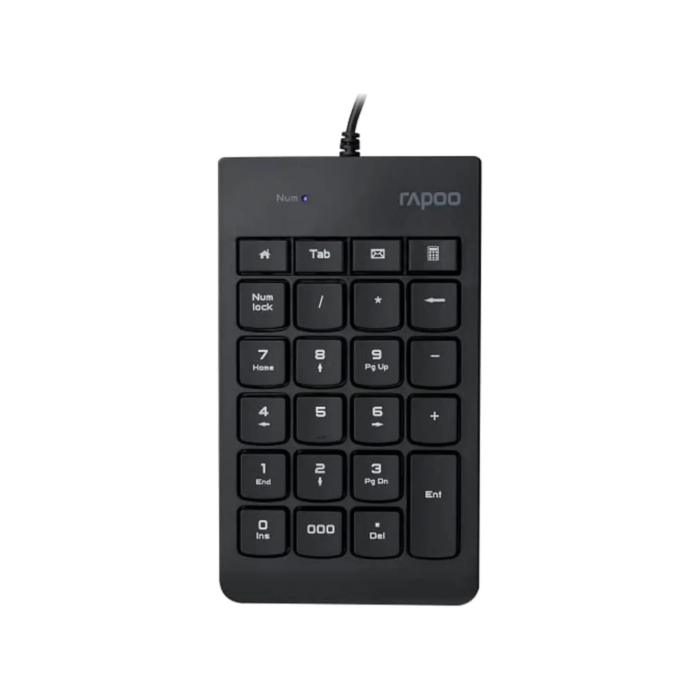 Rapoo K10 23-Key Wired Numeric Keyboard (Black, NEW)
