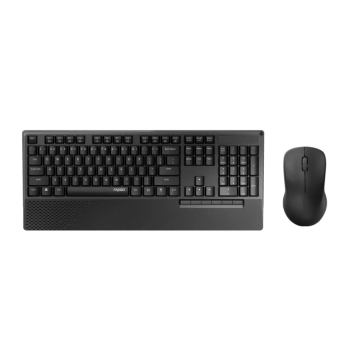 Rapoo X1960 2.4GHz Wireless Keyboard and Mouse Combo (Black, NEW)