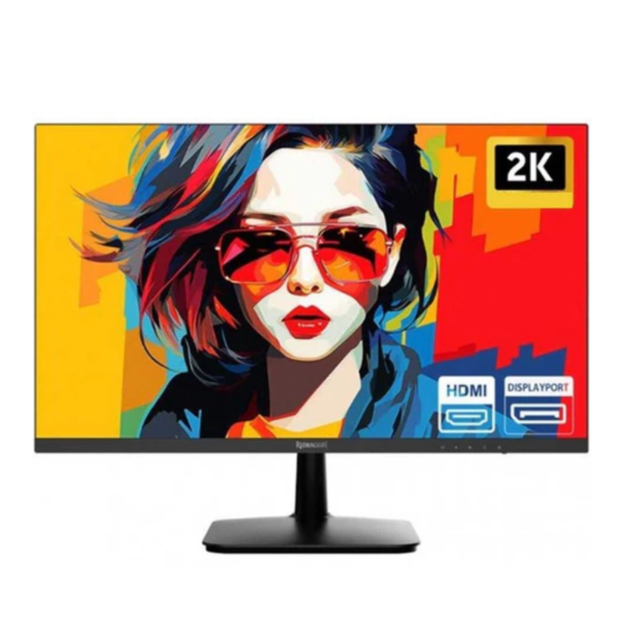 Redragon Leptis BM279Q 27-Inch 2K 1440P 75Hz IPS Panel Flat Monitor (Black, 1 Year Local Warranty, NEW)