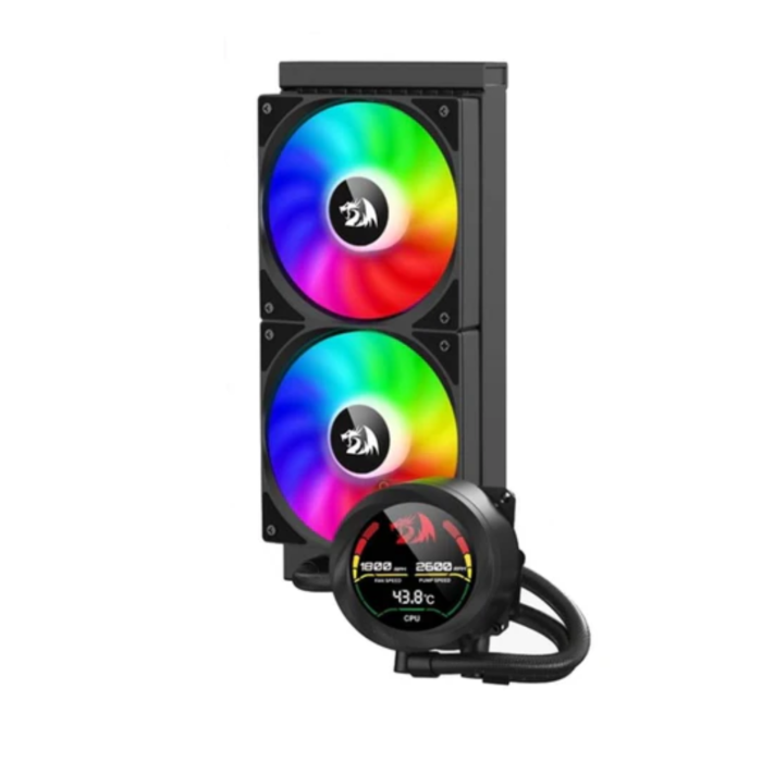 Redragon CCW1019 ARGB 240 CPU Liquid Cooler (Black, NEW)