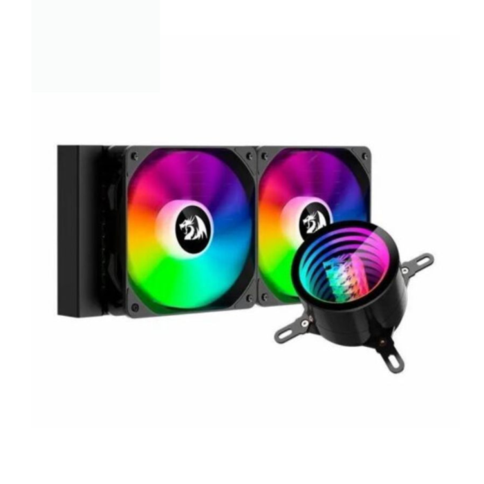 Redragon CCW3011 ARGB 2 Fan Liquid CPU Cooler (Black, NEW)