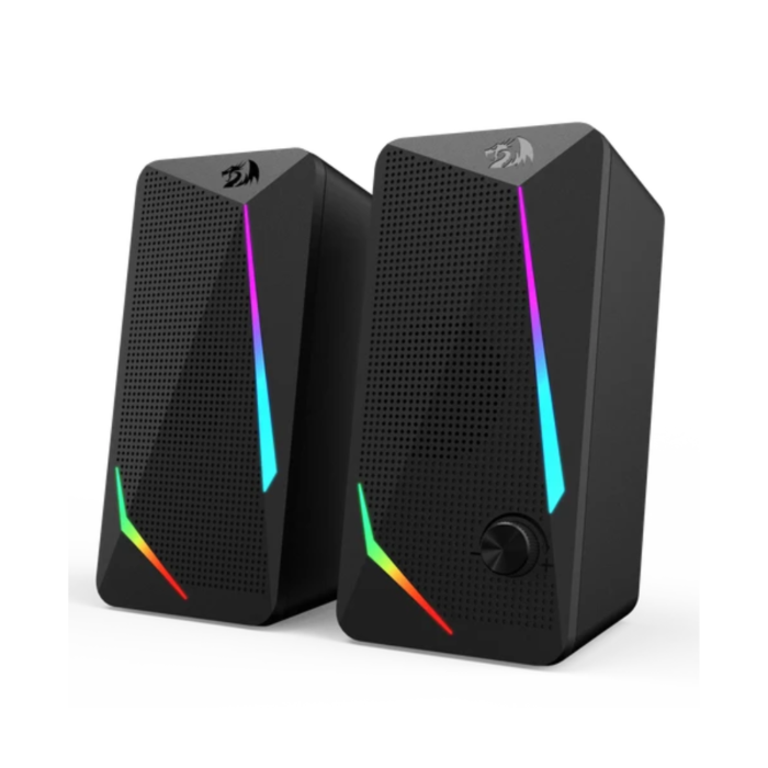 Redragon GS510 Waltz 2.0 RGB PC Gaming Speaker (Black, NEW)