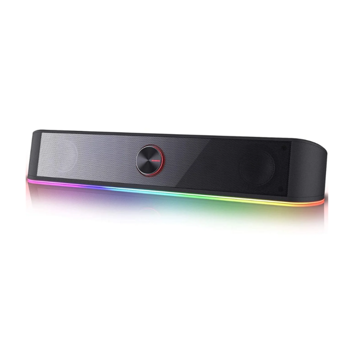 Redragon GS560 Adiemus 2.0 Channel RGB PC Gaming Soundbar Speaker (Black, NEW)