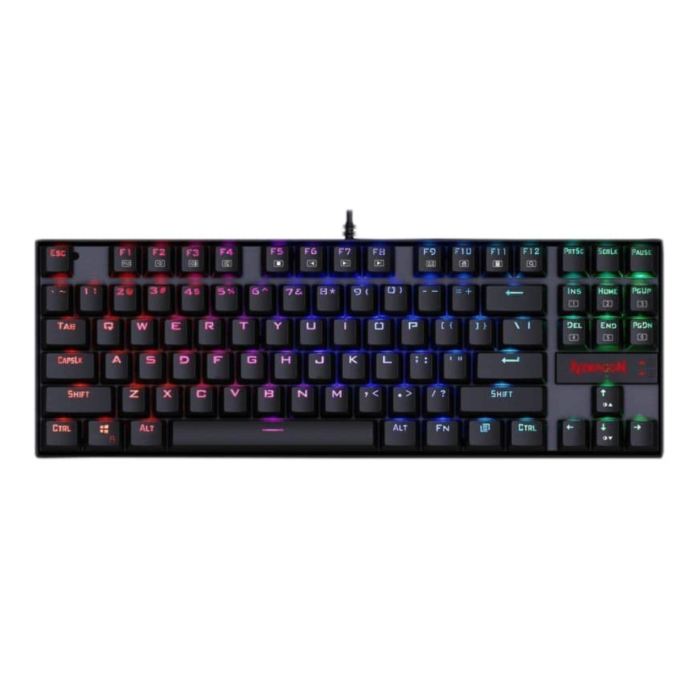 Redragon K552 Kumara 87 Keys RGB Mechanical Gaming Keyboard (Black, NEW)