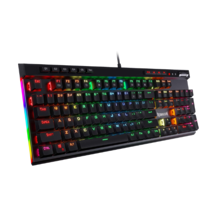 Redragon K580 VATA RGB Backlit Mechanical Gaming Wired Keyboard (Black, NEW)