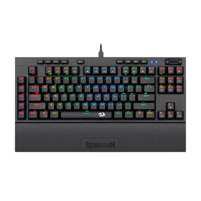 Redragon K588 Broadsword RGB Mechanical Gaming Keyboard (Black, NEW)