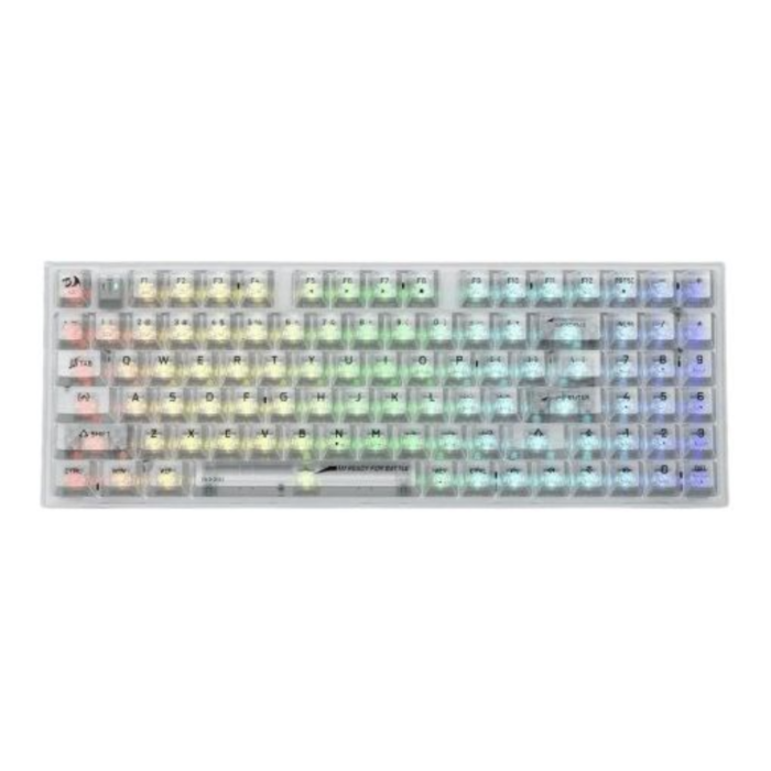 Redragon K658CT Irelia Pro RGB (Wired, Wireless 2.4G, Bluetooth) Triple Mode Mechanical Keyboard (White, NEW)