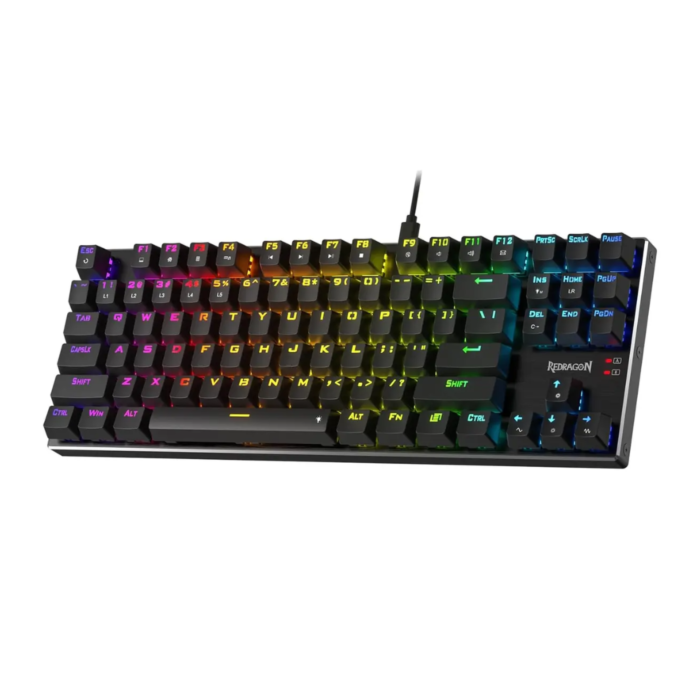 Redragon K660 Dharma Tkl RGB Wired Mechanical Gaming Keyboard (Black, NEW)