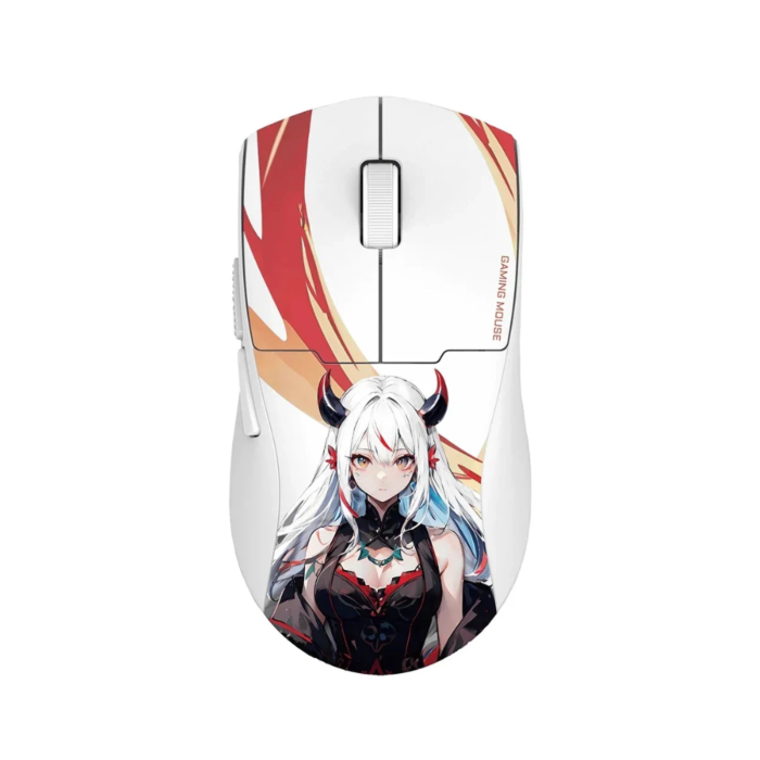 Redragon M918 King Max AKG Pro 26000 DPI (Wired, Wireless 2.4G, Bluetooth) Triple Mode Gaming Mouse (White, NEW)
